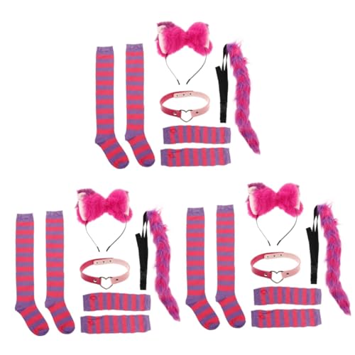 minkissy 3 Sets Katzenohren Stirnband Kleid Soft Tag Kinderkostüm Cosplay Katzenohren Party Cosplay Cosplay Dekoratives Stirnband Cosplay Zubehör Tierohren Cosplay Haarband minkissy 3 Sets Katzenohren Stirnband Kleid Soft Tag Kinderkostüm Cosplay Katzenohren Party Cosplay Cosplay Dekoratives Stirnband Cosplay Zubehör Tierohren Cosplay Haarband von minkissy