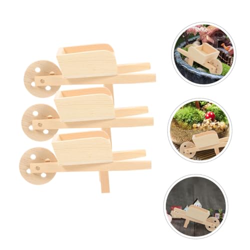 minkissy 3 Stck Miniatur Holzschubkarre Handgefertigte Miniatur Schubkarren Modelle aus Holz Realistische Puppenhaus Deko Vielseitige minkissy 3 Stck Miniatur Holzschubkarre Handgefertigte Miniatur Schubkarren Modelle aus Holz Realistische Puppenhaus Deko Vielseitige von minkissy