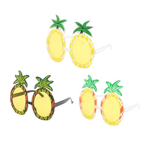 minkissy 3 Stück Ananas Gläser Partyglas lustige Brille Ananasbrille Glas hawaiianisch karneval brille minkissy 3 Stück Ananas Gläser Partyglas lustige Brille Ananasbrille Glas hawaiianisch karneval brille von minkissy