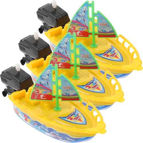 minkissy 3 Stück Aufzieh Badespielzeug Segelboot Lustiges Badewannenspielzeug für Kleinkinder Sicheres Plastikspielzeug Zufälligen Farben Fördert die Hand Auge Koordination und Macht die minkissy 3 Stück Aufzieh Badespielzeug Segelboot Lustiges Badewannenspielzeug für Kleinkinder Sicheres Plastikspielzeug Zufälligen Farben Fördert die Hand Auge Koordination und Macht die von minkissy