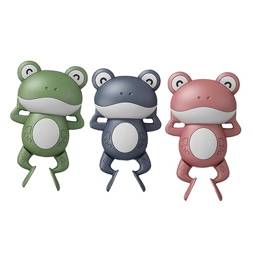 minkissy 3 Stück Aufziehspielzeug für Badespielzeug Frosch Farbenfrohe Schwimmspielzeuge für Kleinkinder Interaktive Wasserspiele Geeignet für Badewanne und Pool minkissy 3 Stück Aufziehspielzeug für Badespielzeug Frosch Farbenfrohe Schwimmspielzeuge für Kleinkinder Interaktive Wasserspiele Geeignet für Badewanne und Pool von minkissy