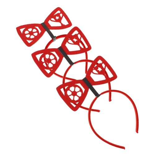 minkissy 3 Stück Cosplay-Stirnbänder Sport-Stirnbänder für Partys Fußball-Stirnband. Fußball-Haarband lustiges Stirnband Gastgeschenke zum Thema Fußball Plastik rot minkissy 3 Stück Cosplay-Stirnbänder Sport-Stirnbänder für Partys Fußball-Stirnband. Fußball-Haarband lustiges Stirnband Gastgeschenke zum Thema Fußball Plastik rot von minkissy
