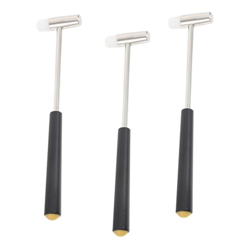 minkissy 3 Stücke Bausteinhammer für Kinder Doppelendhammer für Montage Lernspielzeug für Bausteine Ergonomischer Griff Sicheres Hammerspielzeug von minkissy