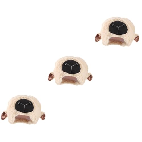 minkissy 3 Stück Flauschige Schaf Ohr Mütze aus Lammfellimitat Weicher Cosplay Foto Requisit Lustige Kopfbedeckung für Halloween Karneval Party Erwachsene minkissy 3 Stück Flauschige Schaf Ohr Mütze aus Lammfellimitat Weicher Cosplay Foto Requisit Lustige Kopfbedeckung für Halloween Karneval Party Erwachsene von minkissy