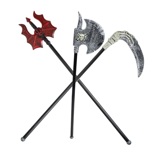 minkissy 3 Stück Halloween-Requisiten Halloween- Für Bühnenleistungsversorgung Halloween-fälschung Kinderspielzeug Plastik Colorful von minkissy