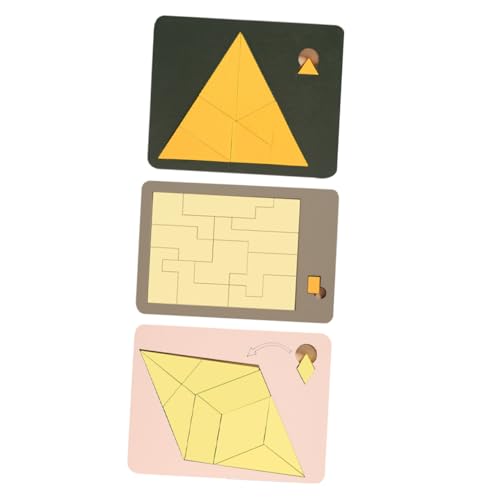 minkissy 3 Stück Holzpuzzle für Pädagogisches Lernspielzeug aus Holz mit Glatten Kanten für Sicheres für Kleinkinder Kognitiven Fähigkeiten minkissy 3 Stück Holzpuzzle für Pädagogisches Lernspielzeug aus Holz mit Glatten Kanten für Sicheres für Kleinkinder Kognitiven Fähigkeiten von minkissy
