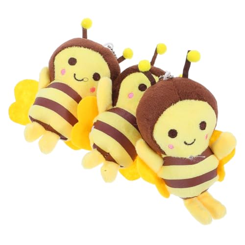 minkissy 3 Stück Plüsch Bienen Anhänger Süße Hängedekoration für Taschen Rucksäcke und Schlüssel Flauschige Biene aus Niedliches für Bienenliebhaber minkissy 3 Stück Plüsch Bienen Anhänger Süße Hängedekoration für Taschen Rucksäcke und Schlüssel Flauschige Biene aus Niedliches für Bienenliebhaber von minkissy