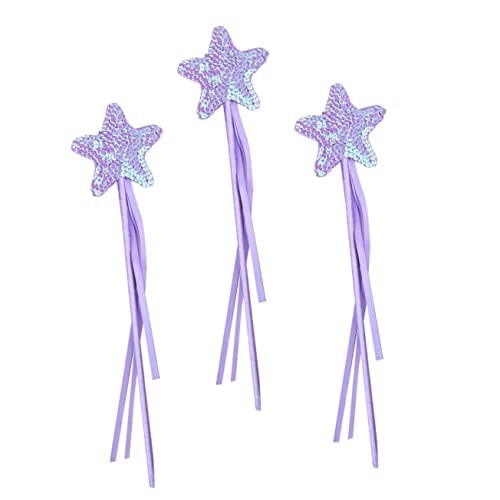 minkissy 3 Stück Sternförmige Feenstäbe mit Banddesign Magische Zauberstäbe für Geburtstagsfeiern Halloween Cosplay und Bühnenaufführungen minkissy 3 Stück Sternförmige Feenstäbe mit Banddesign Magische Zauberstäbe für Geburtstagsfeiern Halloween Cosplay und Bühnenaufführungen von minkissy