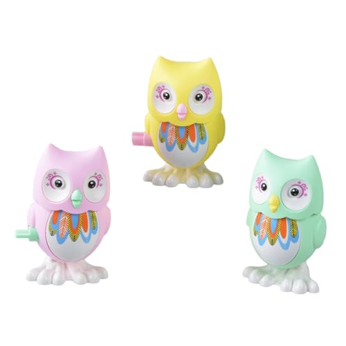 minkissy 3 Stück Teiliges Aufzieh Eulenspielzeug Lustige Tiere Sichere und Glatte Oberfläche Kinderfreundliches Design Zufällige Farben als Geburtstagsgeschenk und Zufällige Farbe minkissy 3 Stück Teiliges Aufzieh Eulenspielzeug Lustige Tiere Sichere und Glatte Oberfläche Kinderfreundliches Design Zufällige Farben als Geburtstagsgeschenk und Zufällige Farbe von minkissy