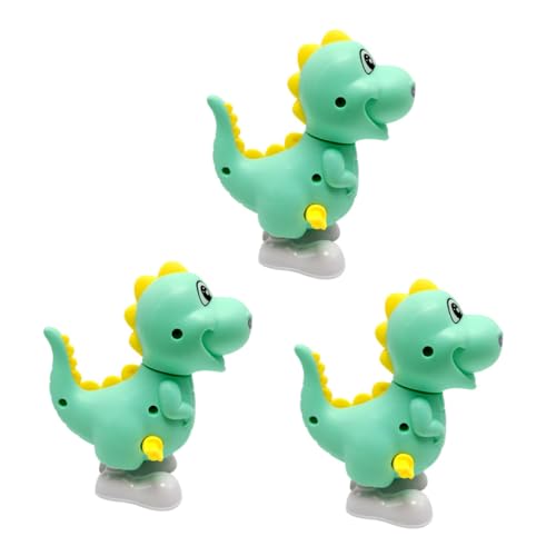 minkissy 3 Stück Teiliges Aufziehspielzeug Dinosaurier Bunte Cartoon Tierfiguren Springende Tiere Lernspielzeug für Indoor Outdoor Spielerische Zufällige Farbe Zufällige Farbe von minkissy