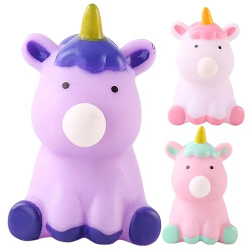 minkissy 3 Stück Teiliges Einhorn Squeeze aus TPR Weichgummi Stressabbau Handspielzeug für Sensorisches Anti Stress zur Entspannung und Druckentlastung minkissy 3 Stück Teiliges Einhorn Squeeze aus TPR Weichgummi Stressabbau Handspielzeug für Sensorisches Anti Stress zur Entspannung und Druckentlastung von minkissy