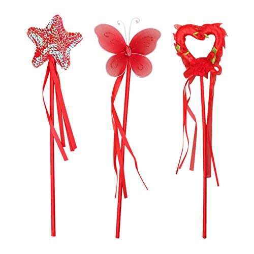 minkissy 3 Stücke Mädchen Feenstäbe Herz Design Zauberstab für Geburtstagsfeier Cosplay Party Zubehör minkissy 3 Stücke Mädchen Feenstäbe Herz Design Zauberstab für Geburtstagsfeier Cosplay Party Zubehör von minkissy