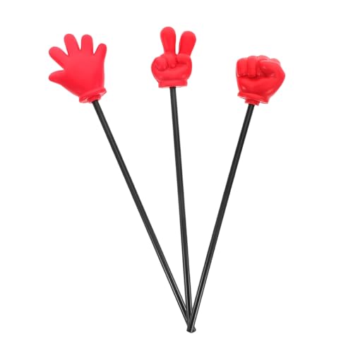 minkissy 3 Stück Teiliges Fingerzeiger Sticks aus Schaumstoff Kompakte Mini Pointer für Partyspiele und Klassenzimmer Leicht Transportierbar für Feiertagsfeiern und Interaktive Spiele mit von minkissy