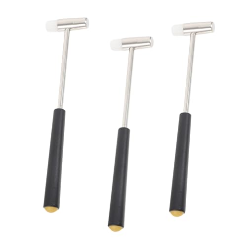 minkissy 3 Stück Teiliges Hammer Schwarzer Griff Doppelseitiger Holzhammer für Montage Schadstofffrei Leicht Sicher für Vielseitig Einsetzbar minkissy 3 Stück Teiliges Hammer Schwarzer Griff Doppelseitiger Holzhammer für Montage Schadstofffrei Leicht Sicher für Vielseitig Einsetzbar von minkissy