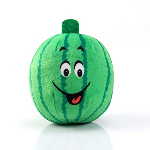 minkissy 3 Stück Teiliges Plüschspielzeug für Hunde Lustiges Kreatives Wassermelonen Geräuschspielzeug für Haustiere zum Kauen und Fördert die Ausbildung und Langeweile von minkissy