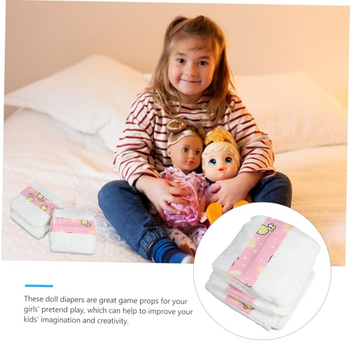 minkissy 3 Stück Teiliges Puppenzubehör Doll Nappies Realistische Puppenwindeln für Babypuppen Geeignet Kreatives für von minkissy