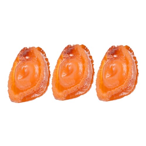 minkissy 3 Stück Teiliges Realistisch Aussehendes Abalone Modell aus PVC Täuschend Echte Meeresfrüchte Deko für Restaurants und Fotografie Detailgetreue Künstliche Abalone Spiel und minkissy 3 Stück Teiliges Realistisch Aussehendes Abalone Modell aus PVC Täuschend Echte Meeresfrüchte Deko für Restaurants und Fotografie Detailgetreue Künstliche Abalone Spiel und von minkissy