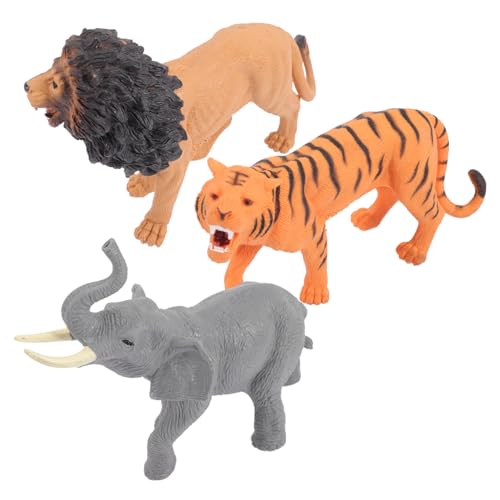 minkissy 3 Stück Teiliges Realistische Dschungeltiere Großkatze Tiger Elefant Pädagogische Tierfiguren aus Robustem Kunststoff für Fantasievolles Rollenspiel und Lernspaß minkissy 3 Stück Teiliges Realistische Dschungeltiere Großkatze Tiger Elefant Pädagogische Tierfiguren aus Robustem Kunststoff für Fantasievolles Rollenspiel und Lernspaß von minkissy