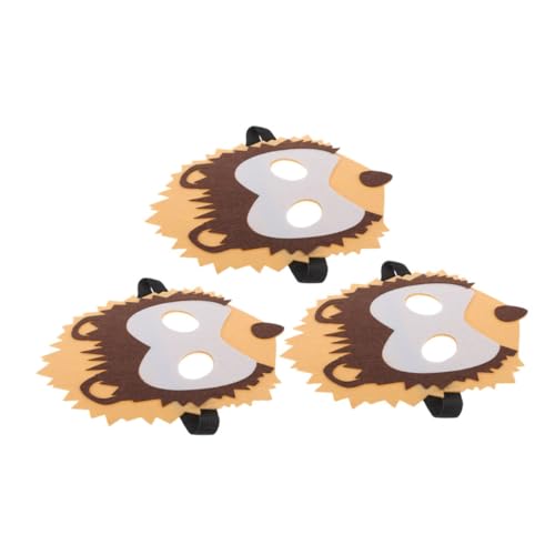 minkissy 3 Stück Teiliges Tiermasken aus Vliesstoff Lustige Igelmaske für Karneval Halloween und Kinderpartys Bequeme und Dekorative Augenmaske für Aufführungen und Cosplay minkissy 3 Stück Teiliges Tiermasken aus Vliesstoff Lustige Igelmaske für Karneval Halloween und Kinderpartys Bequeme und Dekorative Augenmaske für Aufführungen und Cosplay von minkissy