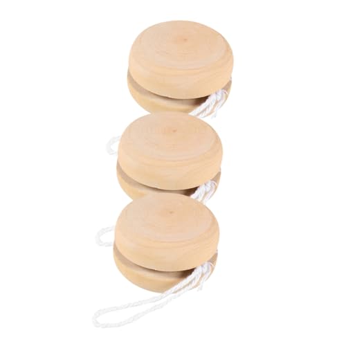 minkissy 3 Stück Teiliges Unbemalter Holz Yo Yo Bälle zum Bemalen DIY Graffiti Holzspielzeug für Gehirnkoordination und Partydeko minkissy 3 Stück Teiliges Unbemalter Holz Yo Yo Bälle zum Bemalen DIY Graffiti Holzspielzeug für Gehirnkoordination und Partydeko von minkissy