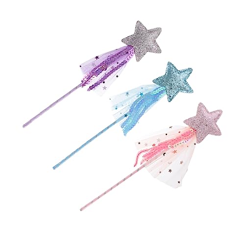 minkissy 3 Stück Teiliges Zauberstäbe mit Stern und Quaste Leichte Handfreundliche Feenstäbe für Mädchen als Party Foto Requisite Bühnenauftritts Requisite und Katzen minkissy 3 Stück Teiliges Zauberstäbe mit Stern und Quaste Leichte Handfreundliche Feenstäbe für Mädchen als Party Foto Requisite Bühnenauftritts Requisite und Katzen von minkissy