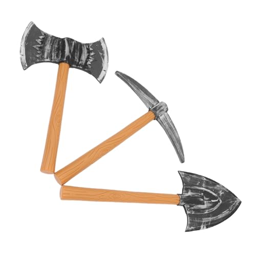 minkissy 3 Stück Teiliges Zwerg Pickaxe aus Sicherem Material Gefälschte Spitzhacke und Schaufel für Halloween Cosplay Bühnenauftritte und Partydekorationen minkissy 3 Stück Teiliges Zwerg Pickaxe aus Sicherem Material Gefälschte Spitzhacke und Schaufel für Halloween Cosplay Bühnenauftritte und Partydekorationen von minkissy