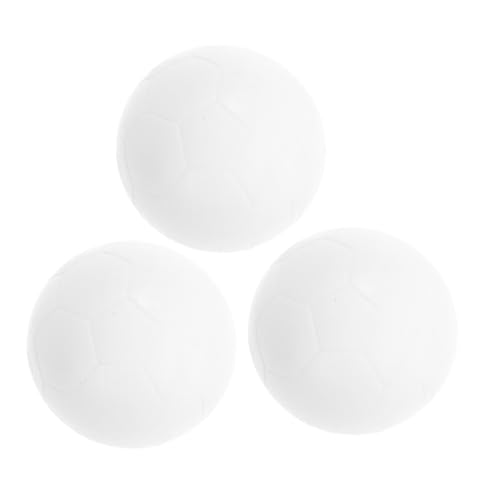 minkissy 3 Stück Tischfußball Bälle aus Robustem Langlebige Mini Fußball Kugeln Ersatz für Standard Tischkicker Geeignet für Indoor Spiel Party und Wettkampf von minkissy