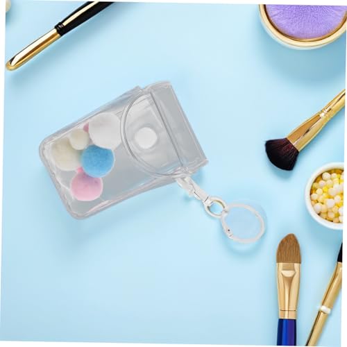 minkissy 3 Stück Transparente PVC Aufbewahrungsbeutel mit Kettenanhänger Tragbare Aufbewahrungstasche für Mini Figuren Sammelfiguren Schutz und Organizer für Ausflüge von minkissy