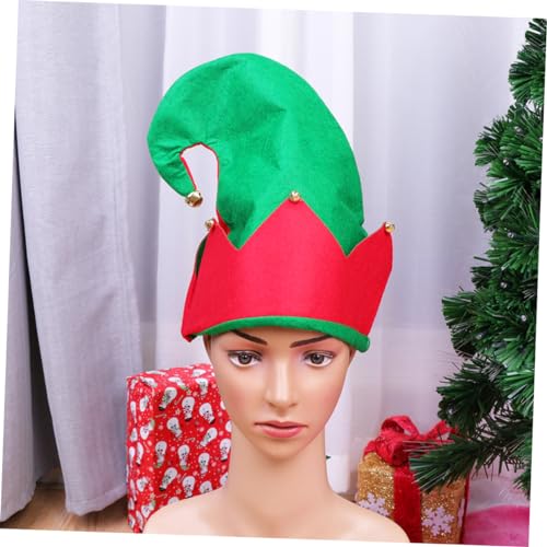 minkissy 3 Stück Weihnachtliche Elf Kostüm Teiliges Set Rot Grün Verstellbare Elfenmütze und Schuhüberzüge für Erwachsene Hochwertiges Cosplay Zubehör für Weihnachtsfeier und Fasching minkissy 3 Stück Weihnachtliche Elf Kostüm Teiliges Set Rot Grün Verstellbare Elfenmütze und Schuhüberzüge für Erwachsene Hochwertiges Cosplay Zubehör für Weihnachtsfeier und Fasching von minkissy
