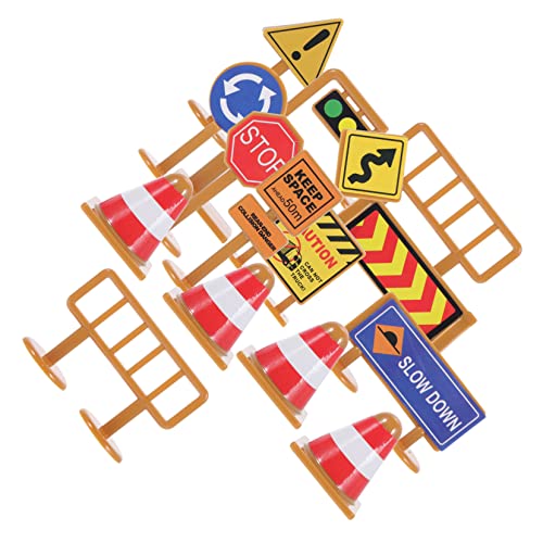 minkissy 30 Stück Miniaturisierte Verkehrsschildspielzeuge Teiliges Set für Frühkindliche Bildung und Kreatives Fördert Vorstellungskraft und minkissy 30 Stück Miniaturisierte Verkehrsschildspielzeuge Teiliges Set für Frühkindliche Bildung und Kreatives Fördert Vorstellungskraft und von minkissy
