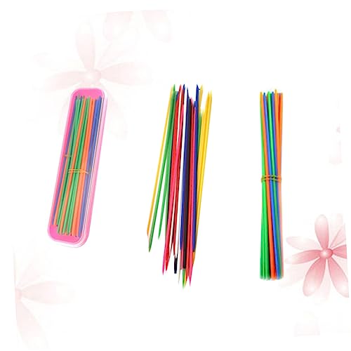 minkissy 30 Stück Teiliges Balance Beam Sticks aus Umweltfreundlichem PP Farbige Lernspielzeug Stäbchen für Eltern Junge Mädchen Interaktion Fördert Logisches und Geschick bei Kindern und von minkissy