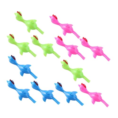 minkissy 30 Stück Teiliges Finger Spaßspielzeug Elastische Farbige Dinosaurier Flugspielzeuge Widerstandsfähig und Kompakt Kinderspielzeug für Stressabbauende Unterhaltung und Gemeinsame von minkissy
