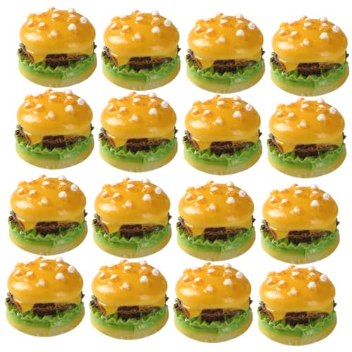 minkissy 30 Stück Teiliges Künstliche Miniatur Burger Modelle aus Widerstandsfähigem Resin Realistische Farbe Weiche Haptik als Tischdekoration Partydeko und Kinderspielzeug minkissy 30 Stück Teiliges Künstliche Miniatur Burger Modelle aus Widerstandsfähigem Resin Realistische Farbe Weiche Haptik als Tischdekoration Partydeko und Kinderspielzeug von minkissy
