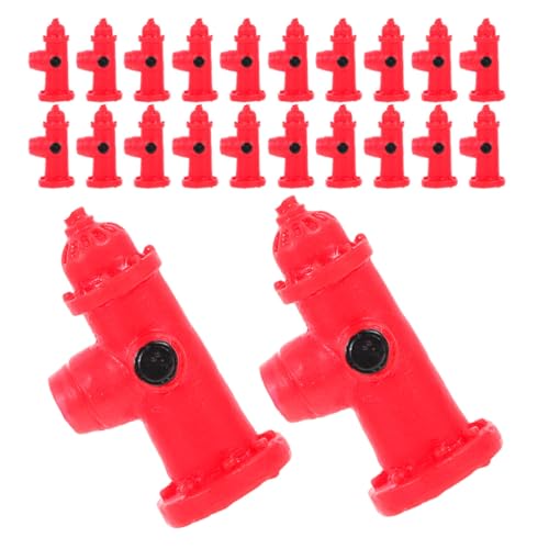 minkissy 30 Stück Teiliges Mini-feuerhydranten Resin Realistische Miniatur-Dekoration für Puppenhaus Vielseitige Micro-landschaftsmodelle Kreative DIY-Dekoration und Spielhaus-Accessoires von minkissy