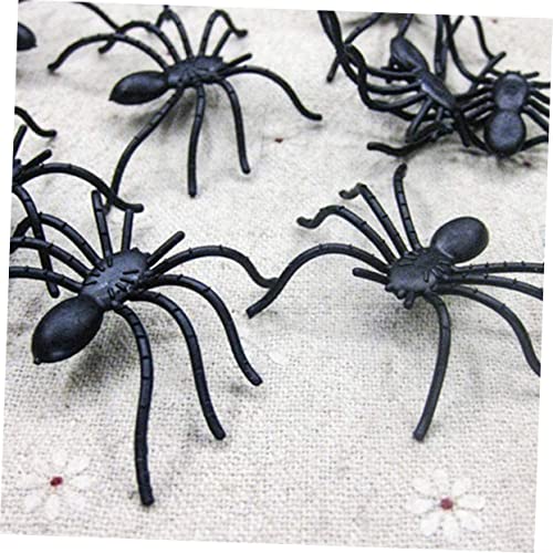 minkissy 30 Stück Teiliges Realistische Halloween Spinnen Deko Wiederverwendbar Gruselige Plastikspinnen für Halloween Party Innen und Außendekoration Tisch und Wohnaccessoire von minkissy