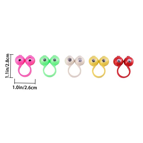 minkissy 36 Stück Teiliges Fingerpuppen mit Leuchtenden Augenringen Kreative Puppenspielzeuge für Erwachsene für Partys Rollenspiele und Pädagogisches Zufällige Farbe Zufällige Farbe von minkissy
