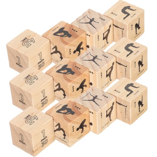 minkissy 3Sätze Fitness Würfel Holzspiel Würfel für Yoga Übungen Langlebig und Vielseitig für Schule Camp und Zuhause minkissy 3Sätze Fitness Würfel Holzspiel Würfel für Yoga Übungen Langlebig und Vielseitig für Schule Camp und Zuhause von minkissy