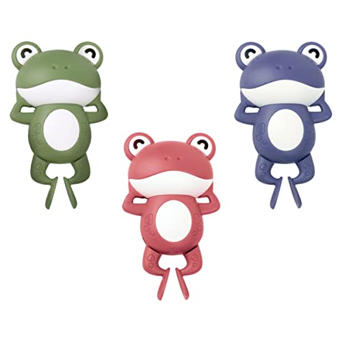 minkissy 3Stücke Cartoon Frosch Badespielzeug Aufziehbare Badewannenspielzeuge für Sicheres und Langlebiges Kunststoffspielzeug für Mehr Badespaß minkissy 3Stücke Cartoon Frosch Badespielzeug Aufziehbare Badewannenspielzeuge für Sicheres und Langlebiges Kunststoffspielzeug für Mehr Badespaß von minkissy