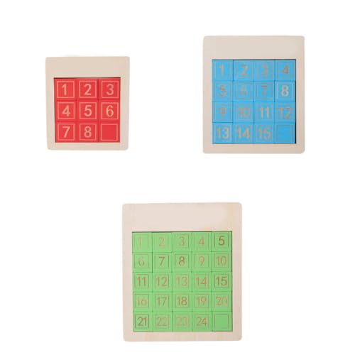 minkissy 3Stücke Lernspielzeug Holz Zahlen Puzzle für Pädagogisches Montessori Schiebepuzzle Fördert Mathematik und Hand Augen Koordination Ab Jahren Geeignet minkissy 3Stücke Lernspielzeug Holz Zahlen Puzzle für Pädagogisches Montessori Schiebepuzzle Fördert Mathematik und Hand Augen Koordination Ab Jahren Geeignet von minkissy