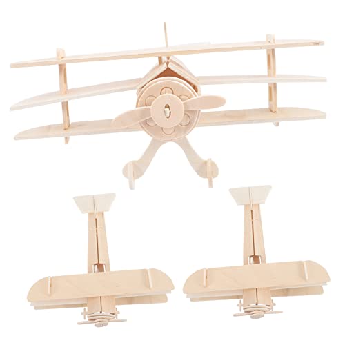 minkissy 3Stücke Teiliges DIY Holzflugzeug Set zum Malen und Zusammenbauen für Kreatives für Jungen und Mädchen zur Geburtstagsfeier oder Festlichkeiten Fördert Fantasie minkissy 3Stücke Teiliges DIY Holzflugzeug Set zum Malen und Zusammenbauen für Kreatives für Jungen und Mädchen zur Geburtstagsfeier oder Festlichkeiten Fördert Fantasie von minkissy