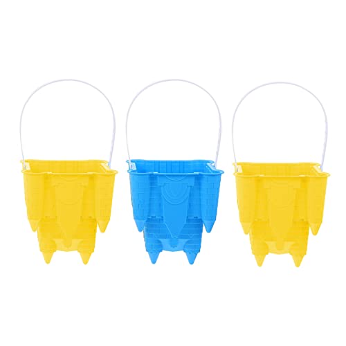 minkissy 3Stücke Teiliges Sandspielzeug aus Lustige Strandformen und Eimer für Kreative Sandspiele für Strand und Sandkasten Fördert die Fantasie und Kreativität von minkissy