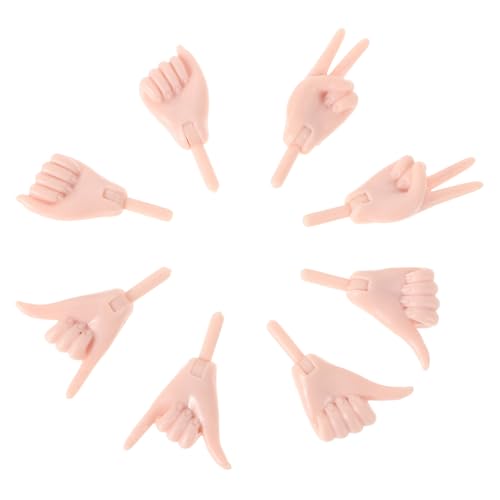 minkissy 4 Paare Kleine Puppen Hände Ersatzteile Handgefertigte Miniatur Puppenzubehör DIY Basteln Kompatibel mit Verschiedenen Puppen Robust und Vielseitig minkissy 4 Paare Kleine Puppen Hände Ersatzteile Handgefertigte Miniatur Puppenzubehör DIY Basteln Kompatibel mit Verschiedenen Puppen Robust und Vielseitig von minkissy
