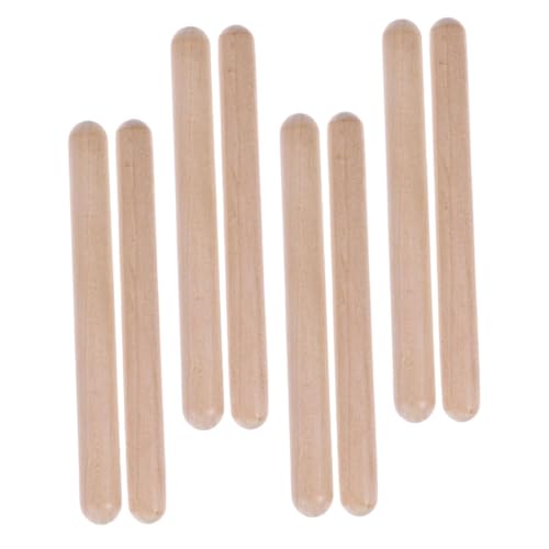 minkissy 4 Paare Musikalische Holzschlagstöcke für Pädagogisches Rhythmus und Musikverständnis Sicher und Robust für Frühe Musikalische minkissy 4 Paare Musikalische Holzschlagstöcke für Pädagogisches Rhythmus und Musikverständnis Sicher und Robust für Frühe Musikalische von minkissy