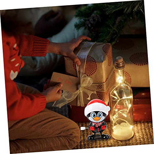 minkissy 4 STÜCKE Teiliges Weihnachts Aufziehspielzeug aus Sicher und Kinderfreundlich Gestaltetes Cartoon Design Spielerisches Weihnachtsdeko für Mitbringsel und Spaßartikel für Mädchen von minkissy