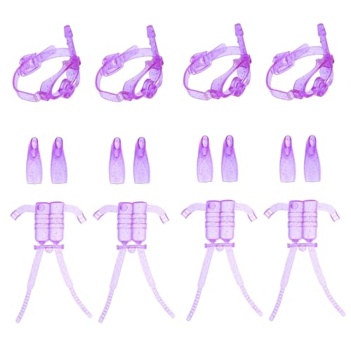 minkissy 4 Sätze Doll Diving Set Teiliges Mini Tauchset für Puppen mit Sauerstoffzylinder Tauchbrille und Flossen Zubehör für und Tauchabenteuer minkissy 4 Sätze Doll Diving Set Teiliges Mini Tauchset für Puppen mit Sauerstoffzylinder Tauchbrille und Flossen Zubehör für und Tauchabenteuer von minkissy