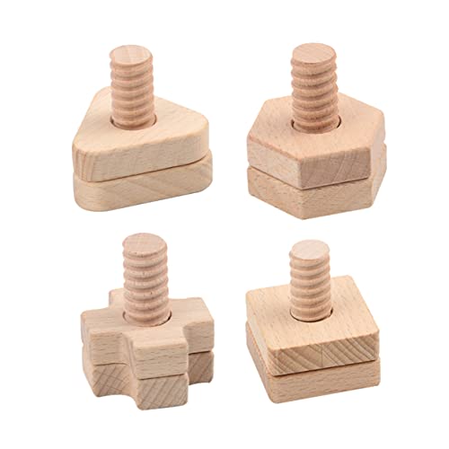 minkissy 4 Sätze Geometrisches Formenspielzeug aus Holz Teiliges mit Schrauben und Muttern Fördert die Hand Augen Koordination und Logisches für Ab Jahren minkissy 4 Sätze Geometrisches Formenspielzeug aus Holz Teiliges mit Schrauben und Muttern Fördert die Hand Augen Koordination und Logisches für Ab Jahren von minkissy