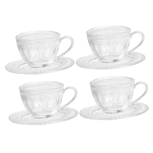 minkissy 4 Sätze Miniatur Teeservice Set Teiliges Miniatur Tee Set aus Hochwertigem Kunststoff für Puppenhäuser Dekoration für Mikro Szenen und Fantasievolles von minkissy
