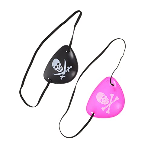 minkissy 4 Sätze Piraten-augenklappe Luftband Halloween-kostüm Für Erwachsene Schädelmaske Stoßdämpfende Matte Menschen Hautpflegekleidung Patch-kleidung Klebeband Ding Plastik 20 Stück * 4 von minkissy