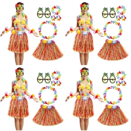 minkissy 4 Sätze Strohrock-Set Luau-Gras-Röcke favorisieren Outfits Grasröcke für Party die Röcke hawaiianisches Outfit für Mädchen Hawaiianischer Rock Luau-Girlande Plastik minkissy 4 Sätze Strohrock-Set Luau-Gras-Röcke favorisieren Outfits Grasröcke für Party die Röcke hawaiianisches Outfit für Mädchen Hawaiianischer Rock Luau-Girlande Plastik von minkissy