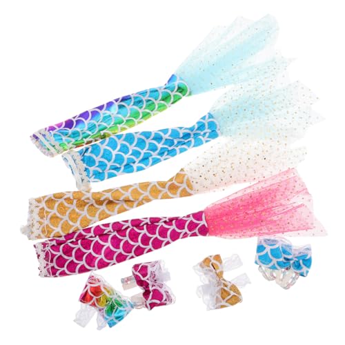 minkissy 4 Sätze Teiliges Puppenkleidungsset mit Meerjungfrau Kostümen für Puppen Bunte Designs Gelb und Blau für Kreative Ankleide Spiele minkissy 4 Sätze Teiliges Puppenkleidungsset mit Meerjungfrau Kostümen für Puppen Bunte Designs Gelb und Blau für Kreative Ankleide Spiele von minkissy